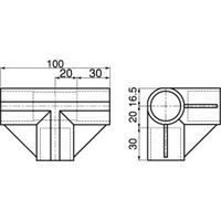スペーシア プラスチックジョイント(コーナー用) PJ-100AM フォレストグリーン 1セット(15個)（直送品）
