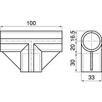 スペーシア プラスチックジョイント(中間用) PJ-201BM フォレストグリーン 1セット(15個)（直送品）