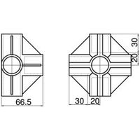 スペーシア プラスチックジョイント(中間用) PJ-202BB ロイヤルブルー 1セット(15個)（直送品）