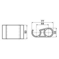 スペーシア プラスチックジョイント(台車用) PJ-600M フォレストグリーン 1セット(20個)（直送品）