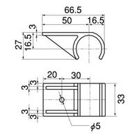 スペーシア プラスチックジョイント PJ-706BW オフホワイト 1セット(50個)（直送品）