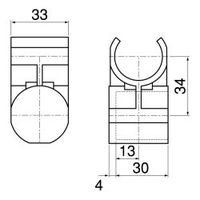 スペーシア プラスチックジョイント(クロス用) PJ-301B ロイヤルブルー 1セット(35個)（直送品）