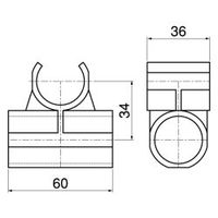 スペーシア プラスチックジョイント(クロス用) PJ-302BM フォレストグリーン 1セット(20個)（直送品）