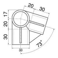 スペーシア プラスチックジョイント(角度用) PJ-400W オフホワイト 1セット(20個)（直送品）