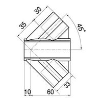 スペーシア プラスチックジョイント(角度用) PJ-404M フォレストグリーン 1セット(20個)（直送品）