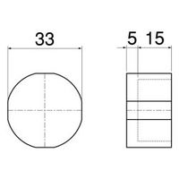スペーシア プラスチックジョイント 外キャップ PJ-501B ロイヤルブルー 1セット(100個)（直送品）