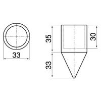 スペーシア プラスチックジョイント 打込み用キャップ PJ-502B ロイヤルブルー 1セット(50個)（直送品）