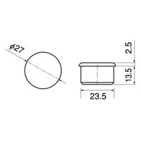 スペーシア プラスチックジョイント 内キャップ PJ-503M フォレストグリーン 1セット(100個)（直送品）