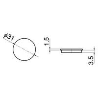 スペーシア プラスチックジョイント キャップ PJ-504B ロイヤルブルー 1セット(100個)（直送品）