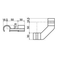 スペーシア プラスチックジョイント PJ-700AW オフホワイト 1セット(30個)（直送品）