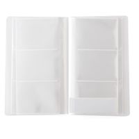 無印良品 ポリプロピレンカードホルダー サイド収納 3段 180ポケット 1セット（10冊） 良品計画