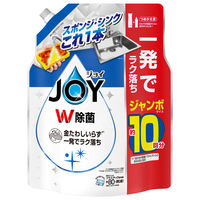 ジョイ JOY W除菌 食器用洗剤 さわやか微香 詰め替え ジャンボ 1300mL 1セット（1個×3） P＆G