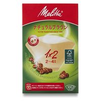 メリタジャパン フィルターペーパー ナチュラルブラウン1×2G 2～4杯用 1セット（300枚：100枚入×3箱）