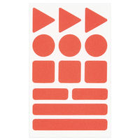 ヤマト リフレクターシール ネオンオレンジ 反射シール REF-NOR 1個