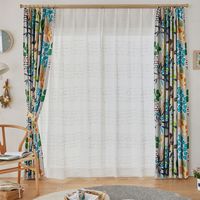 スミノエ デザインライフ セミオーダー レースカーテン ナミナミボイル 2500×1190mm ホワイト 1セット(2枚入)（直送品）