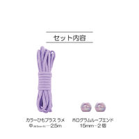 清原 ひも&ループエンドセット ラメ ブルー SUN55-413 1セット(9袋)（直送品）