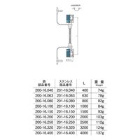 オーツカ STAUFF QUICK-TEST 高圧ホース 201-16.080 1セット（5個入）（直送品）