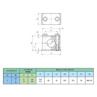 オーツカ STAUFF スタンダードシリーズ パイプクランプ スタンダード SPV 2Gr 10A PP AS 1セット（5個入）（直送品）