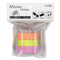 ヤマト RK-15CH-C メモックロールテープ 蛍光カラー 1個
