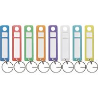 デビカ 名札キーホルダー 8色 133409 1セット(8個入)
