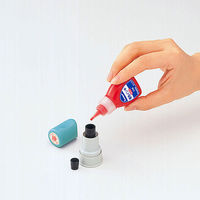 シャチハタ補充インク キャップレス9・Xスタンパー用 XLR-20N 朱色 20ml 1本（わけあり品）