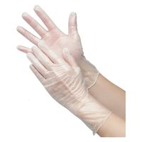 小野商事 プラスチック手袋 パウダー付き Sサイズ AG7345S 1セット(100枚×10箱)