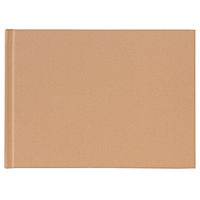 無印良品 ハードカバーアルバム KGサイズ1段 20ページ ベージュ 1セット（2冊） 良品計画