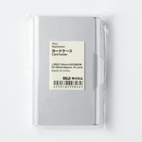 無印良品 アルミカードケース Ｌ 約62×94mm 約45枚収納 良品計画