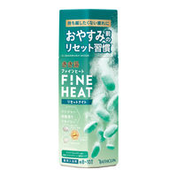 きき湯 炭酸入浴剤 ファインヒート リセットナイト 400g お湯の色 ナイトグリーン（透明タイプ） アース製薬