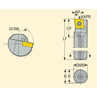 セコ・ツールズ・ジャパン 内径用ホルダー A05DーSCFDL04 1個（直送品）