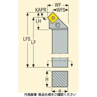 セコ・ツールズ・ジャパン 外径用ホルダー PSSNL2525M12 1個（直送品）