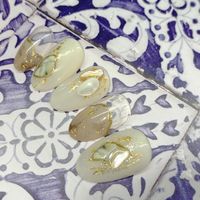 SHAREYDVA ネイルパーツ ナチュラルシェル 20P ナチュラル 85325 1個（直送品）