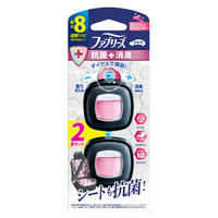 ファブリーズ 車用 イージークリップ 抗菌＋消臭 クリーン・ピンク・スプラッシュ 1セット（1パック（2個入）×3） 消臭剤 芳香剤 P＆G
