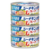 食塩不使用シーチキン Lフレーク 70g×4缶 1セット（3個） はごろもフーズ 缶詰