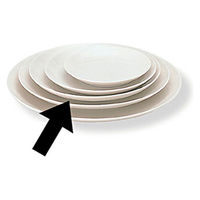 無印良品 磁器ベージュ皿 大 23cm 良品計画