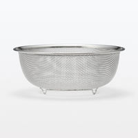 無印良品 ステンレス メッシュザル S 約直径16.5×高さ6.5cm 良品計画