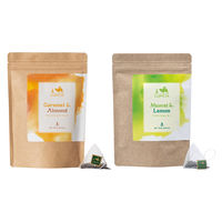 【アスクル限定】ルピシア ティーバッグセット　 キャラメル＆アーモンド＋マスカット＆レモン　1セット(30バッグ入×2種）  オリジナル