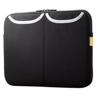 パソコンケース PCバッグ 14インチ スリーブポケット付き 撥水加工 ブラック BM-IBPT14NBK エレコム 1個（直送品）