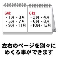 エムプラン 【2023年版】ベーシック プチ 卓上2ヶ月 カレンダー 203706-01 1セット(2冊)（直送品）
