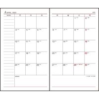 ダイゴー 【2023年版】アポイント 手帳サイズ 1週間+横罫 月曜始まり ブラック E1642 1冊（直送品）