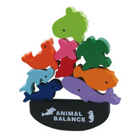 池田工業社 ゆらゆらアニマル 海のいきもの 積み木 440 1個