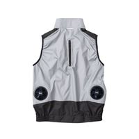 エヌ・エス・ピー 空調服(R)遮熱ベスト(フルハーネス対応) シルバー LL KU92120/SILVER/LL 1セット(2着)（直送品）