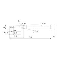 三菱マテリアル ボールエンドミル MP3XB MP3XBR0050N025T05 1個（直送品）