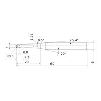 三菱マテリアル ボールエンドミル MP3XB MP3XBR0050N020T05 1個（直送品）