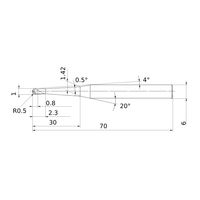 三菱マテリアル ボールエンドミル MP3XB MP3XBR0050N030T05 1個（直送品）