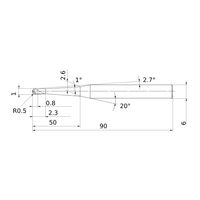 三菱マテリアル ボールエンドミル MP3XB MP3XBR0050N050T10 1個（直送品）