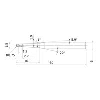 三菱マテリアル ボールエンドミル MP3XB MP3XBR0075N016T10 1個（直送品）