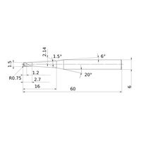 三菱マテリアル ボールエンドミル MP3XB MP3XBR0075N016T15 1個（直送品）