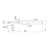 三菱マテリアル ボールエンドミル MP3XB MP3XBR0075N020T10 1個（直送品）