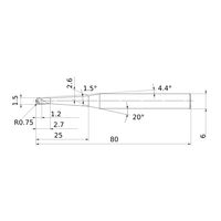 三菱マテリアル ボールエンドミル MP3XB MP3XBR0075N025T15 1個（直送品）